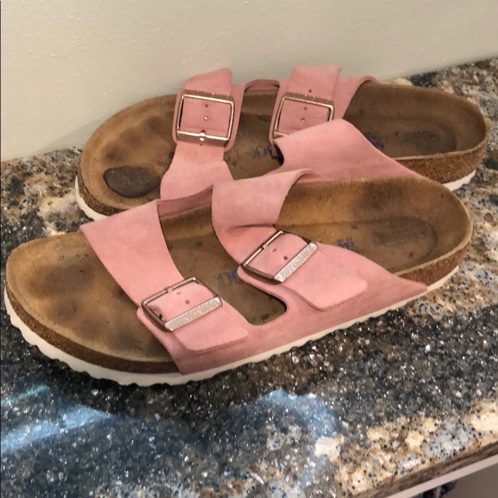 Pink Birkenstock Sandals